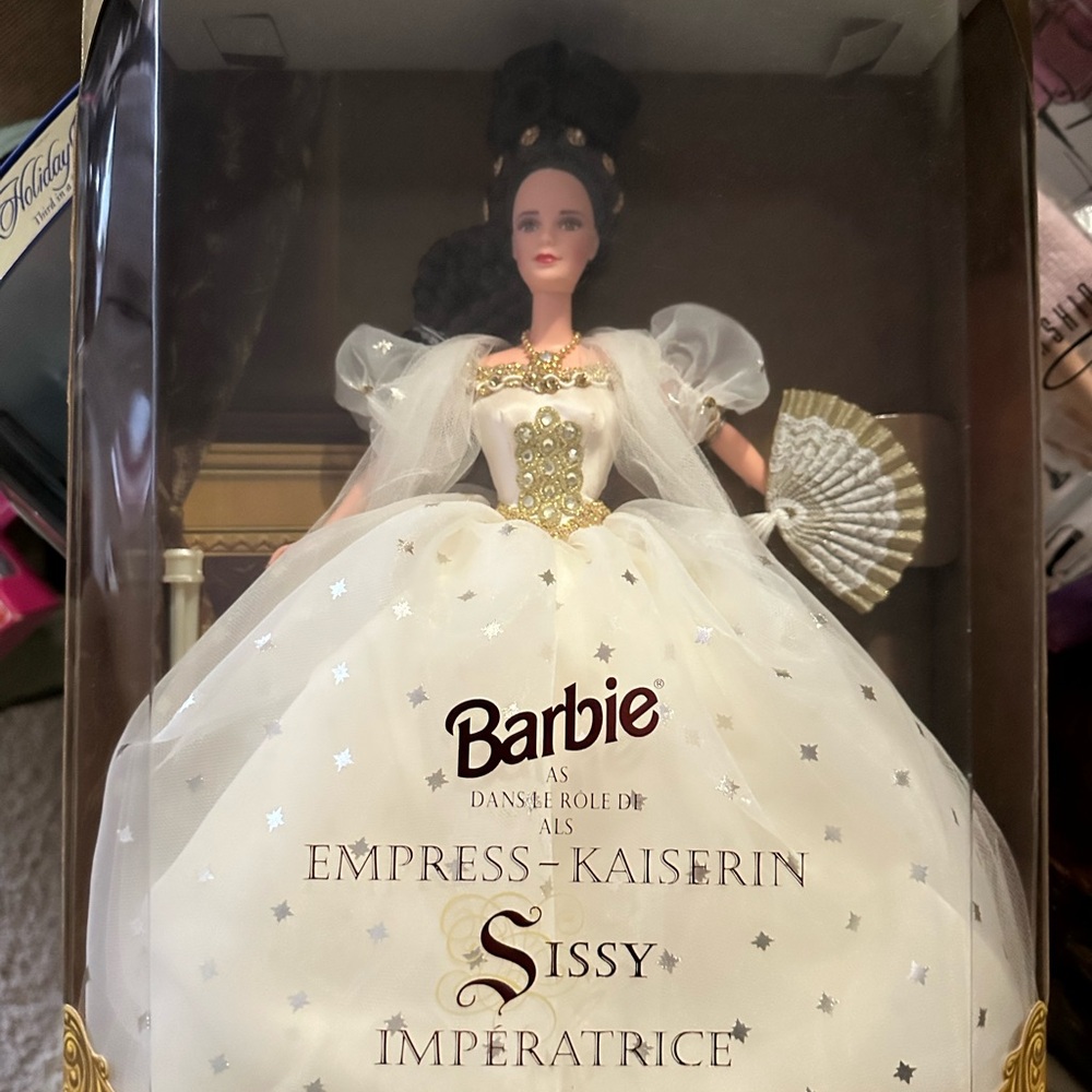 Barbie White & Gold Empress Sissy Doll